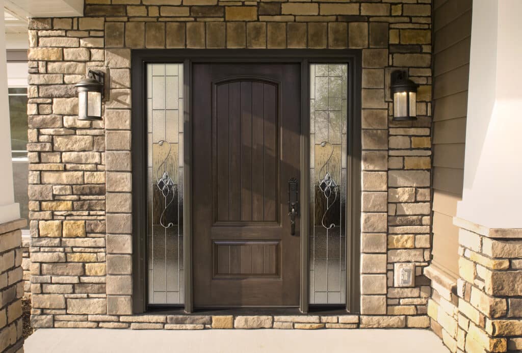 This hinged entry door in Sacramento CA from Provia is a beautiful example.